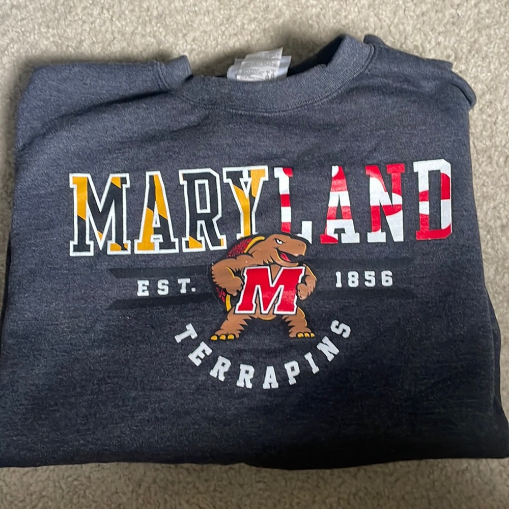 University of Maryland crew neck